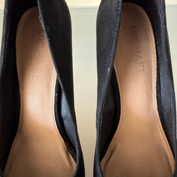 Michael Shannon Black Rhinestone Heels, Sz 9 - Picture 5 of 7